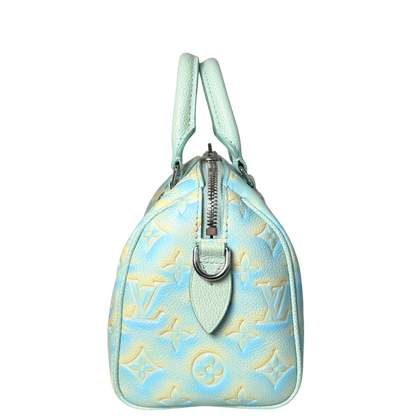 Louis Vuitton Speedy Bandoulière 20 Stardust M46092 Wassergrün / neuwertig Louis Vuitton