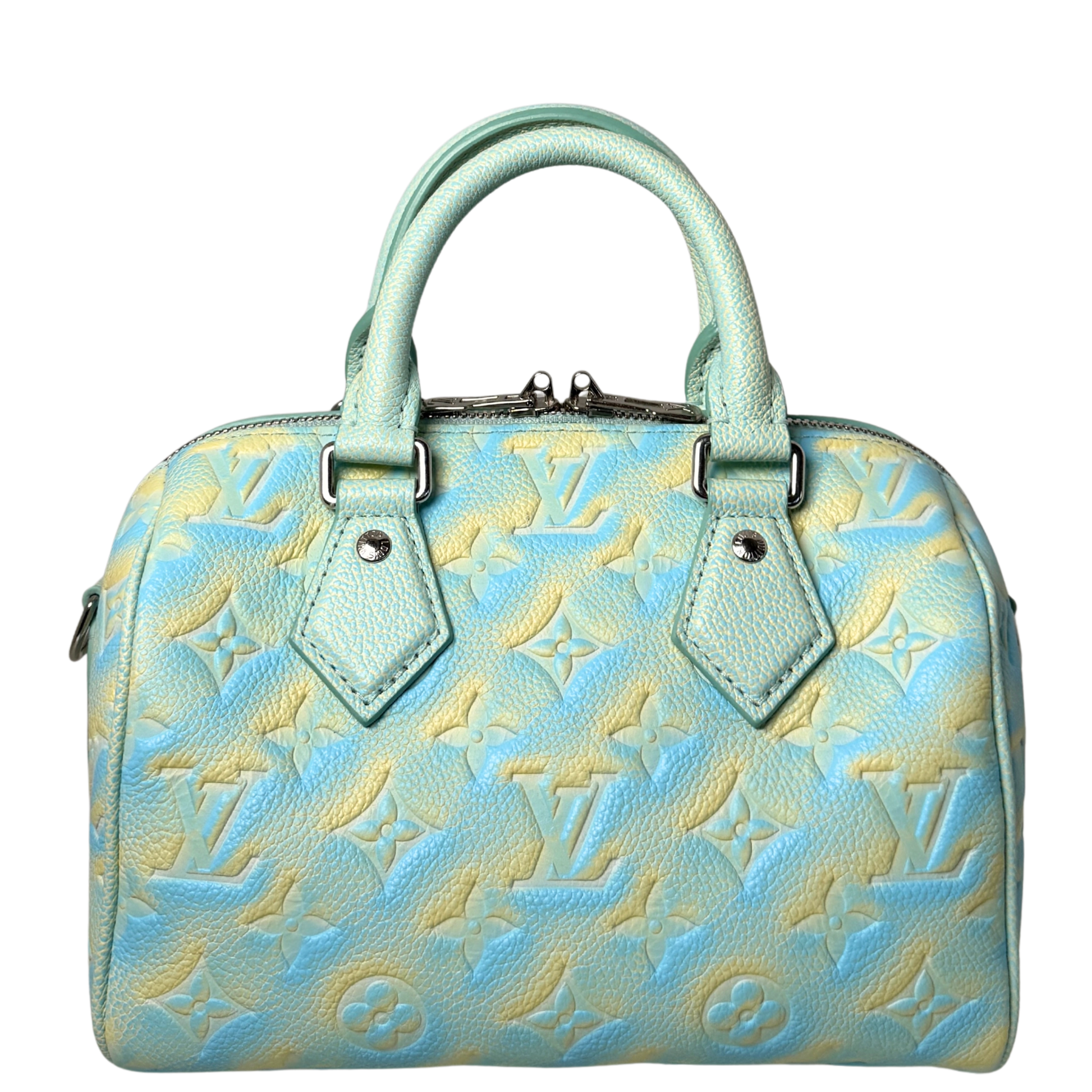 Louis Vuitton Speedy Bandoulière 20 Stardust M46092 Wassergrün / neuwertig Louis Vuitton