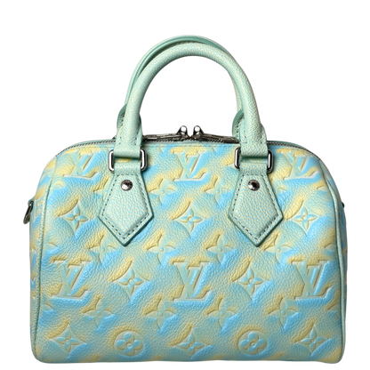 Louis Vuitton Speedy Bandoulière 20 Stardust M46092 Wassergrün / neuwertig Louis Vuitton