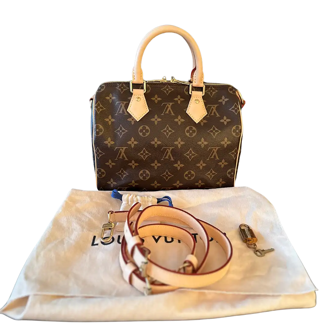 Louis Vuitton Speedy 25 Bandouliere M46977 Monogram Canvas / neu Louis Vuitton