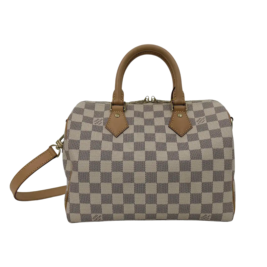 Louis Vuitton Speedy 25 mit Schulterriemen Damier Azur Canvas 2015 / sehr gut Louis Vuitton