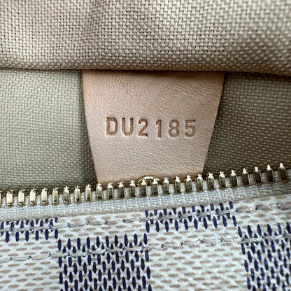 Louis Vuitton Speedy 25 mit Schulterriemen Damier Azur Canvas 2015 Fullset / sehr gut Louis Vuitton