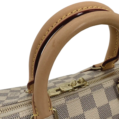 Louis Vuitton Speedy 25 mit Schulterriemen Damier Azur Canvas 2015 Fullset / sehr gut Louis Vuitton