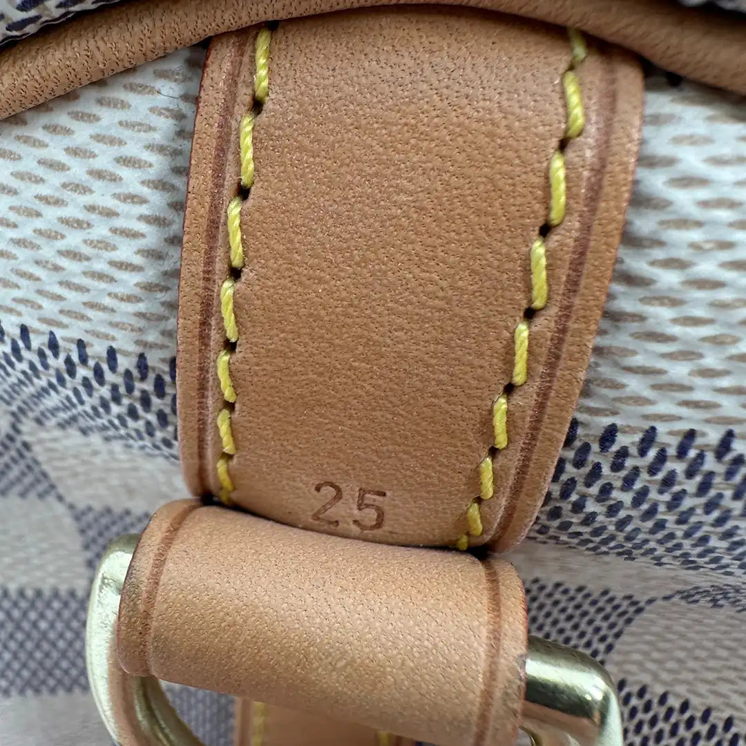 Louis Vuitton Speedy 25 mit Schulterriemen Damier Azur Canvas 2015 / sehr gut Louis Vuitton