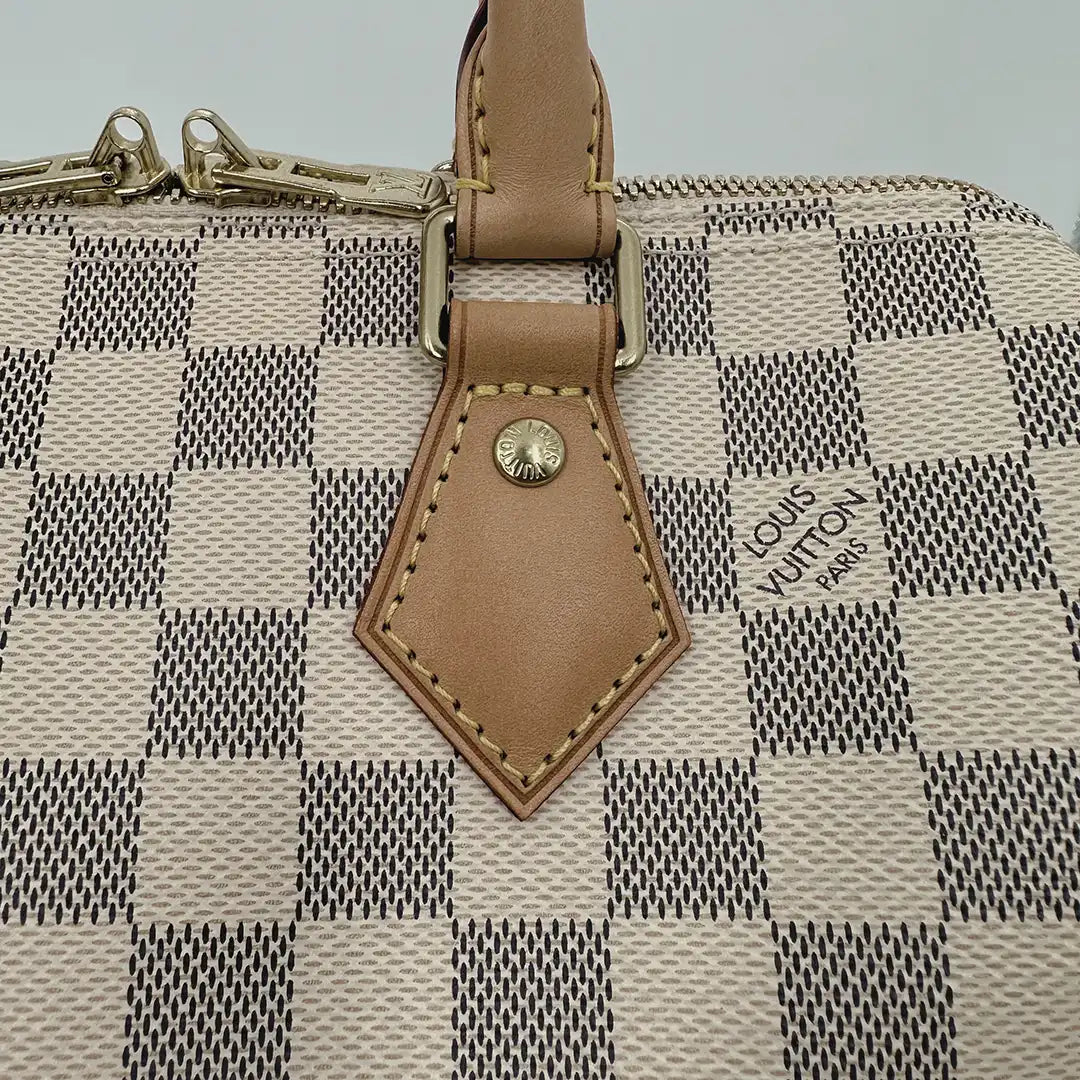 Louis Vuitton Speedy 25 mit Schulterriemen Damier Azur Canvas 2015 / sehr gut Louis Vuitton