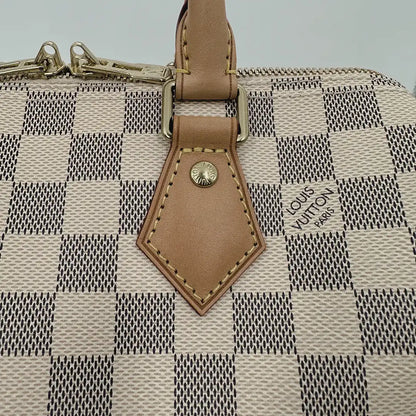 Louis Vuitton Speedy 25 mit Schulterriemen Damier Azur Canvas 2015 Fullset / sehr gut Louis Vuitton