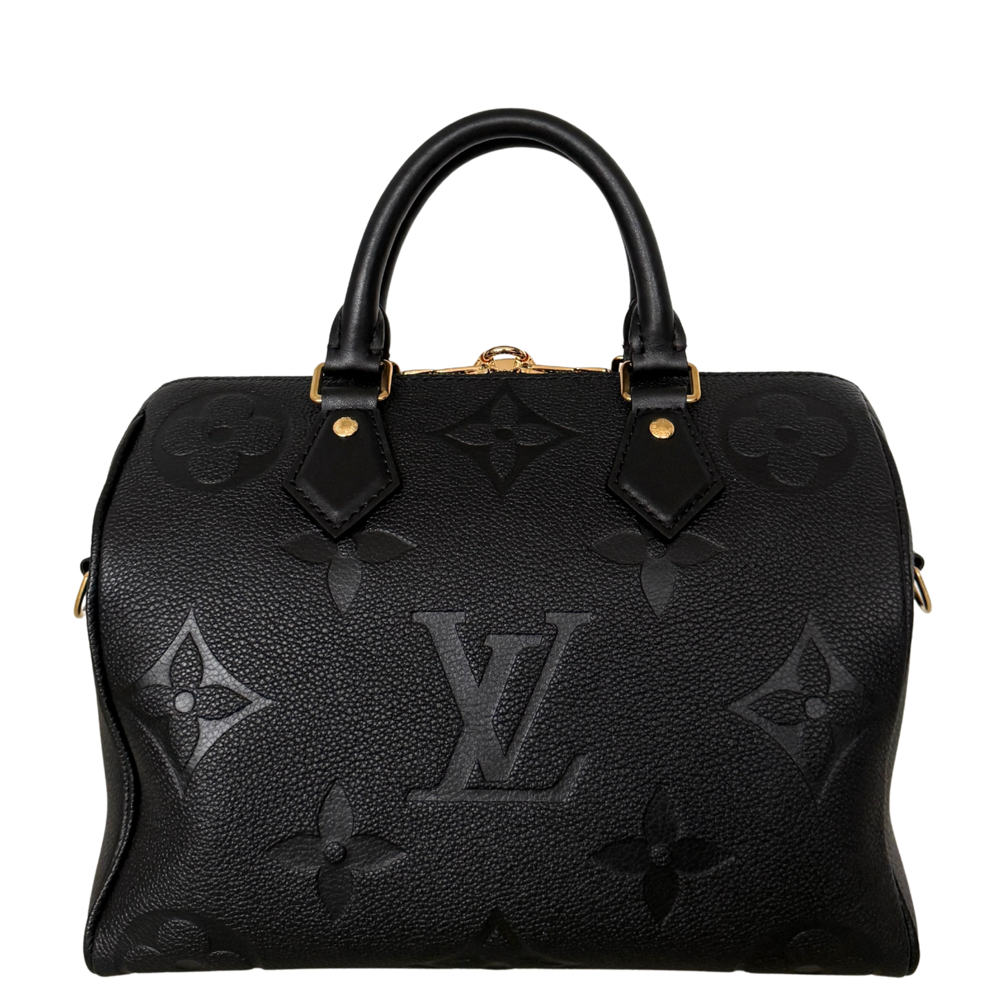 Louis Vuitton Speedy 25 mit Schulterriemen Schwarz Fullset / neuwertig Louis Vuitton