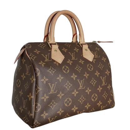 Louis Vuitton Speedy 25 Monogram Canvas Braun / sehr gut Louis Vuitton