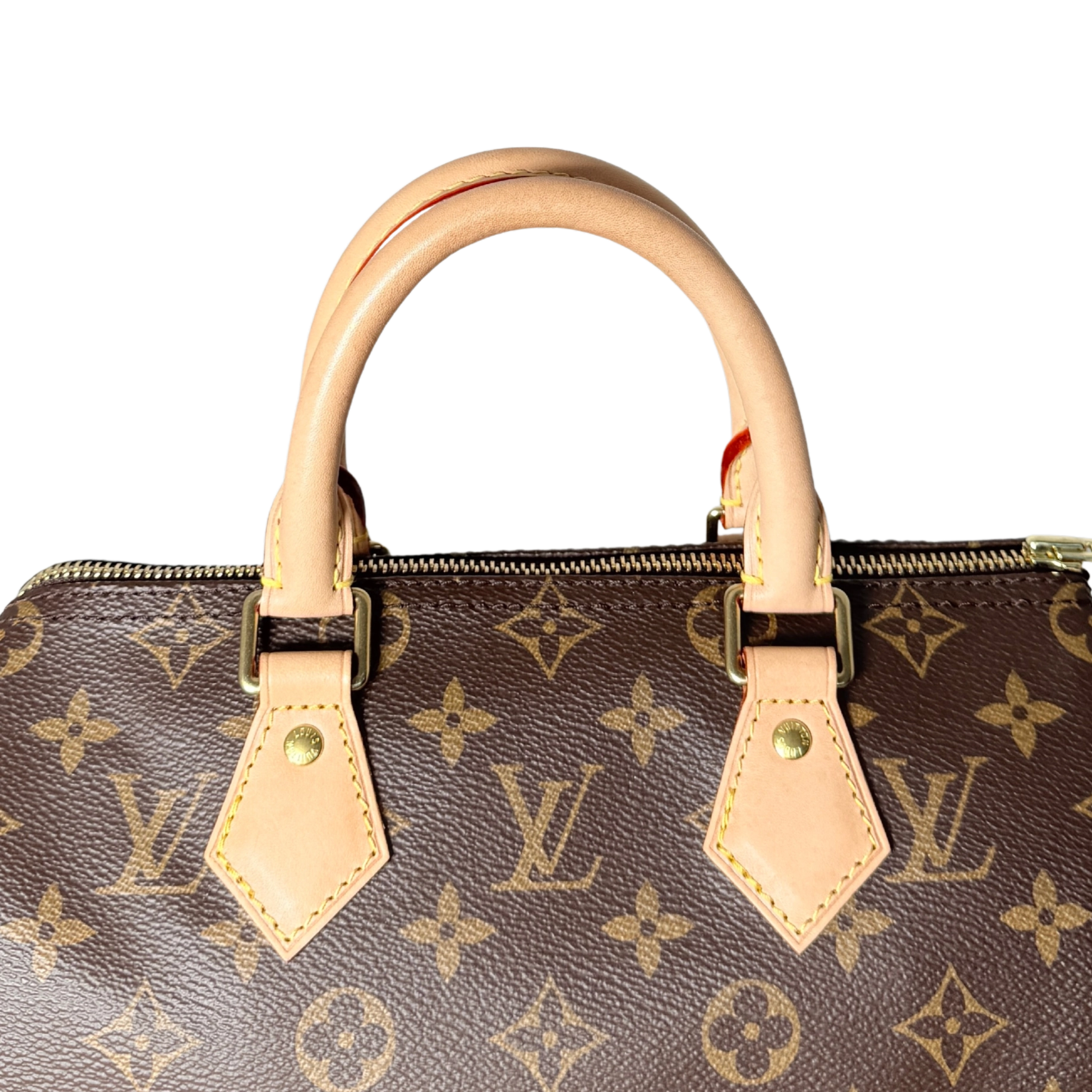 Louis Vuitton Speedy 25 Monogram Canvas Braun / sehr gut Louis Vuitton