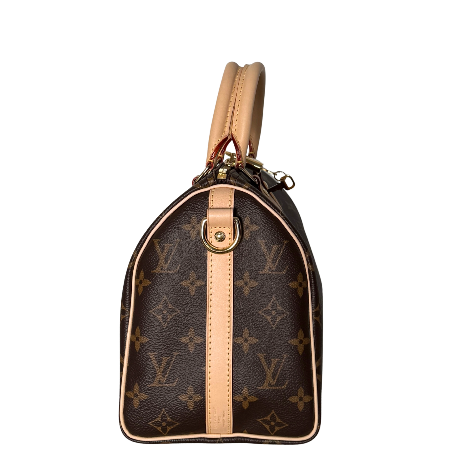 Louis Vuitton Speedy 25 Bandouliere Monogram Canvas Braun Fullset / neuwertig