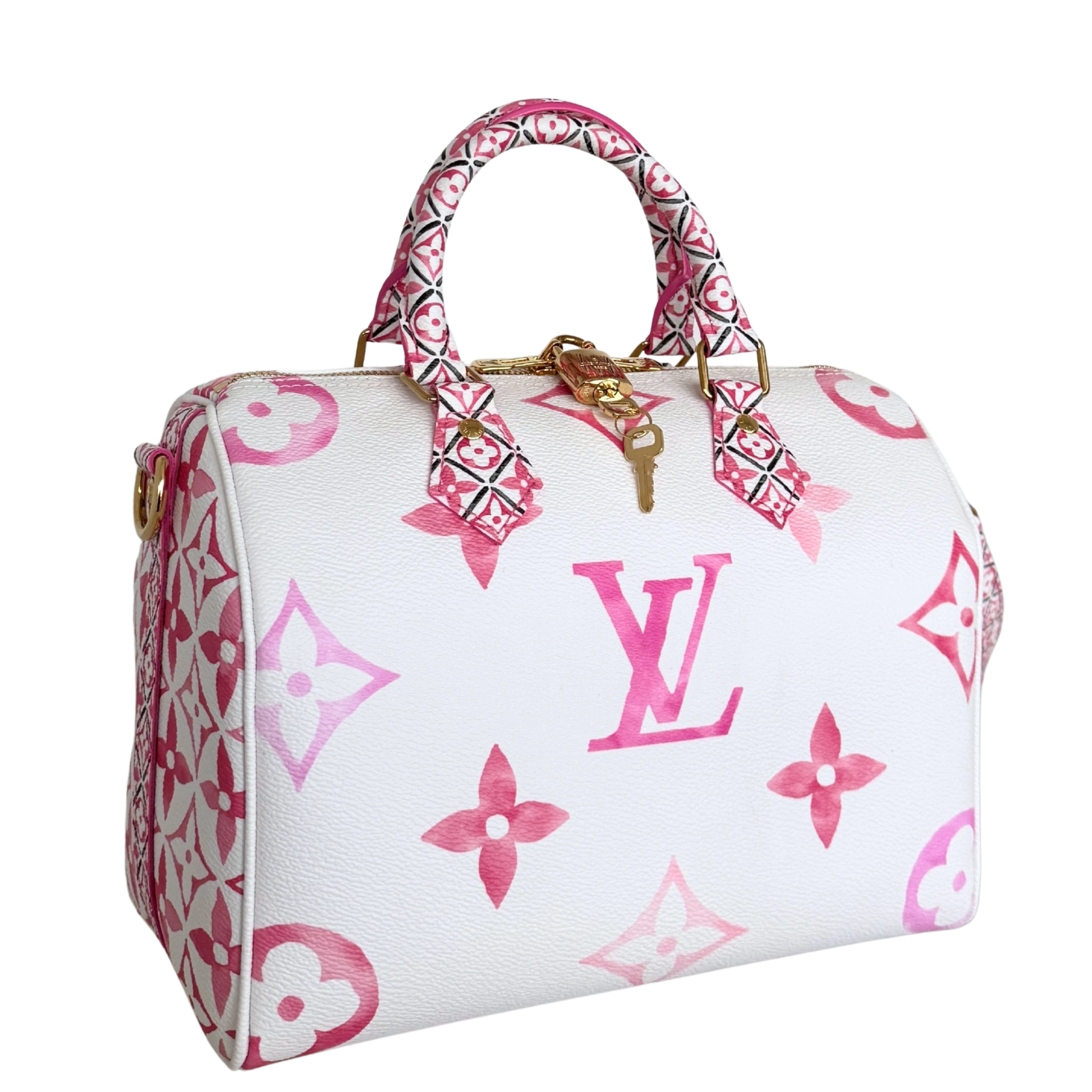 Louis Vuitton Speedy Bandoulière 25 By The Pool Limited Edition Pink / neuwertig Louis Vuitton