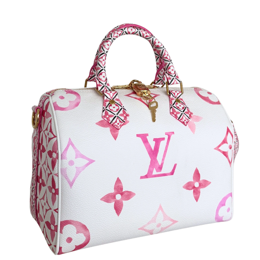 Louis Vuitton Speedy Bandoulière 25 By The Pool Limited Edition Pink / neuwertig Louis Vuitton