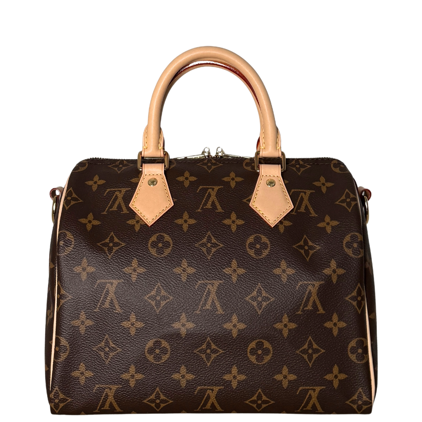 Louis Vuitton Speedy 25 Bandouliere Monogram Canvas Braun Fullset / neuwertig