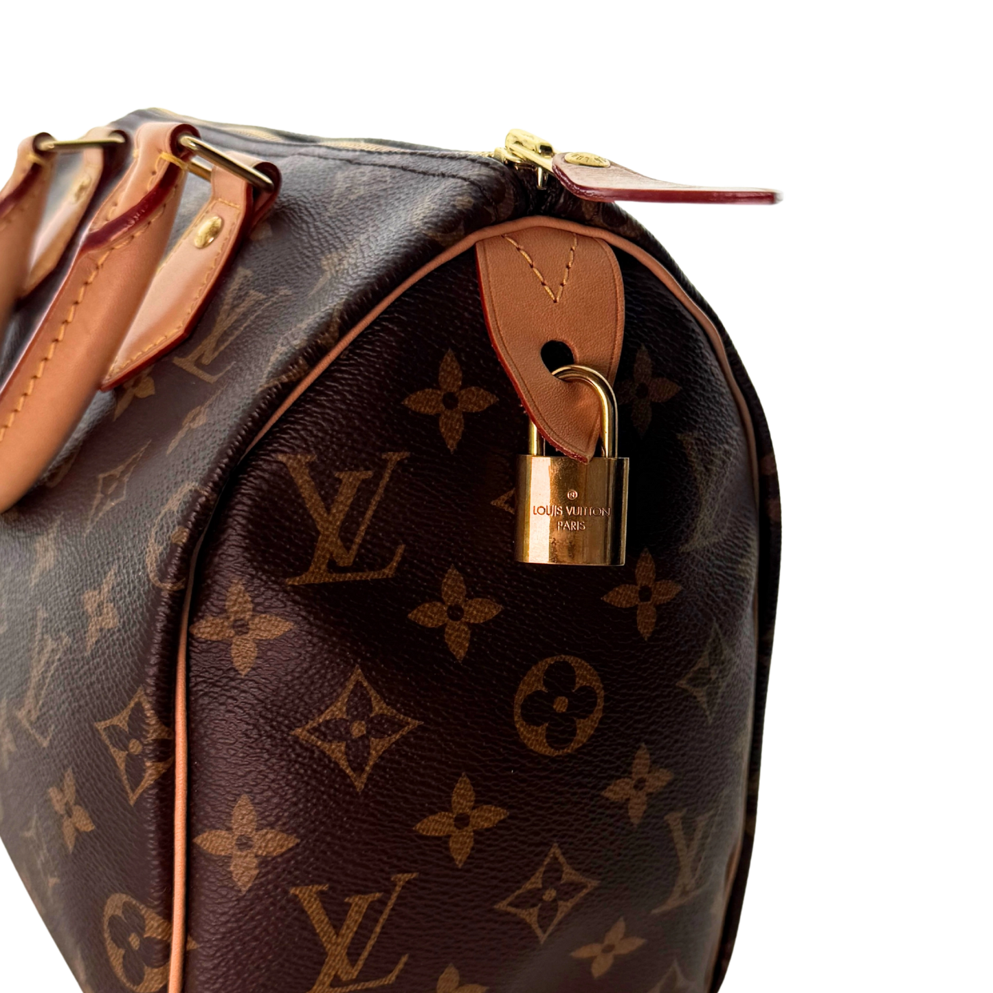 Louis Vuitton Speedy 25 Monogram Canvas Braun / sehr gut Louis Vuitton
