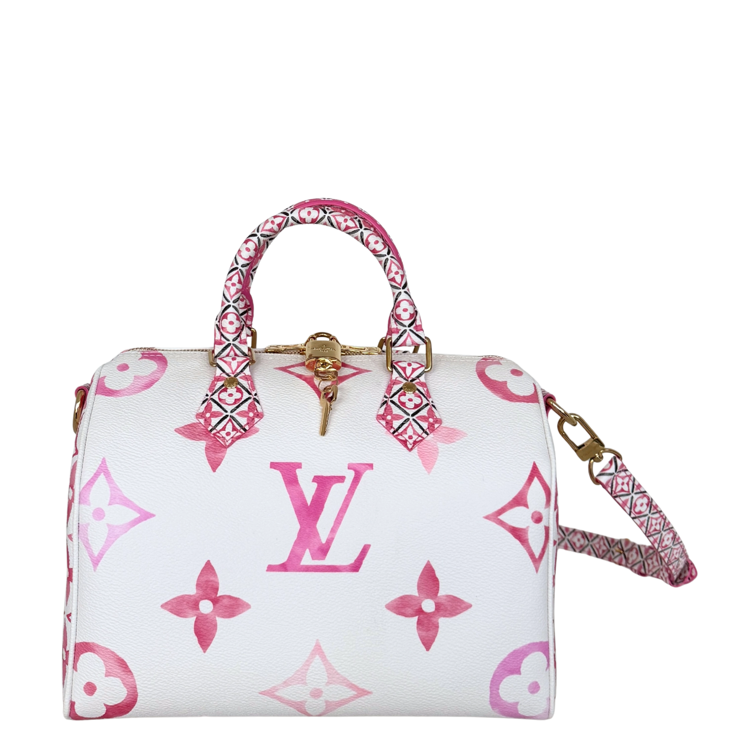 Louis Vuitton Speedy Bandoulière 25 By The Pool Limited Edition Pink / neuwertig Louis Vuitton