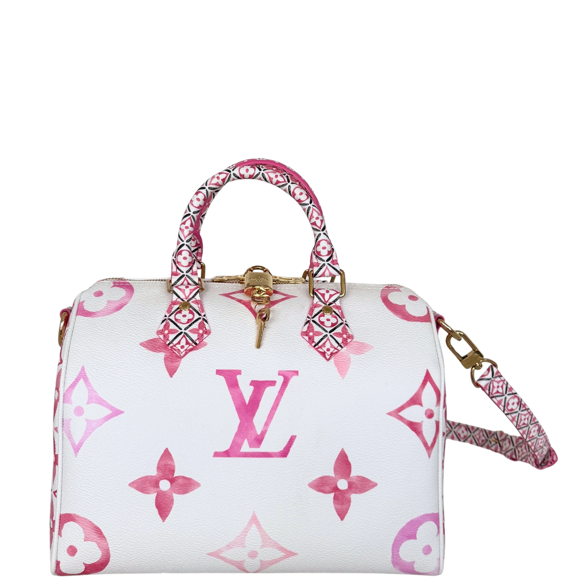 Louis Vuitton Speedy Bandoulière 25 By The Pool Limited Edition Pink / neuwertig Louis Vuitton