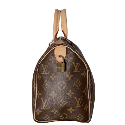 Louis Vuitton Speedy 25 Monogram Canvas Braun / sehr gut Louis Vuitton