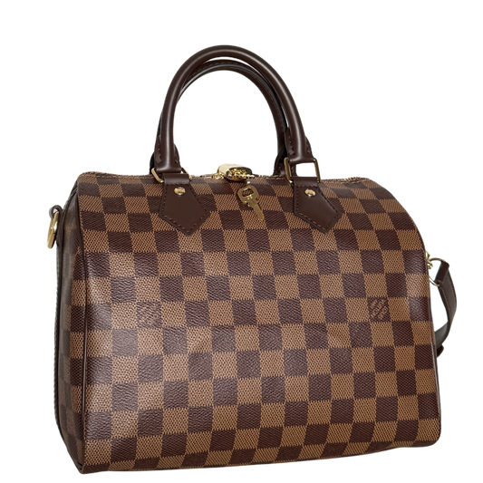 Louis Vuitton Speedy 25 Damier Ebene Braun Fullset / neuwertig Echtheitscheck