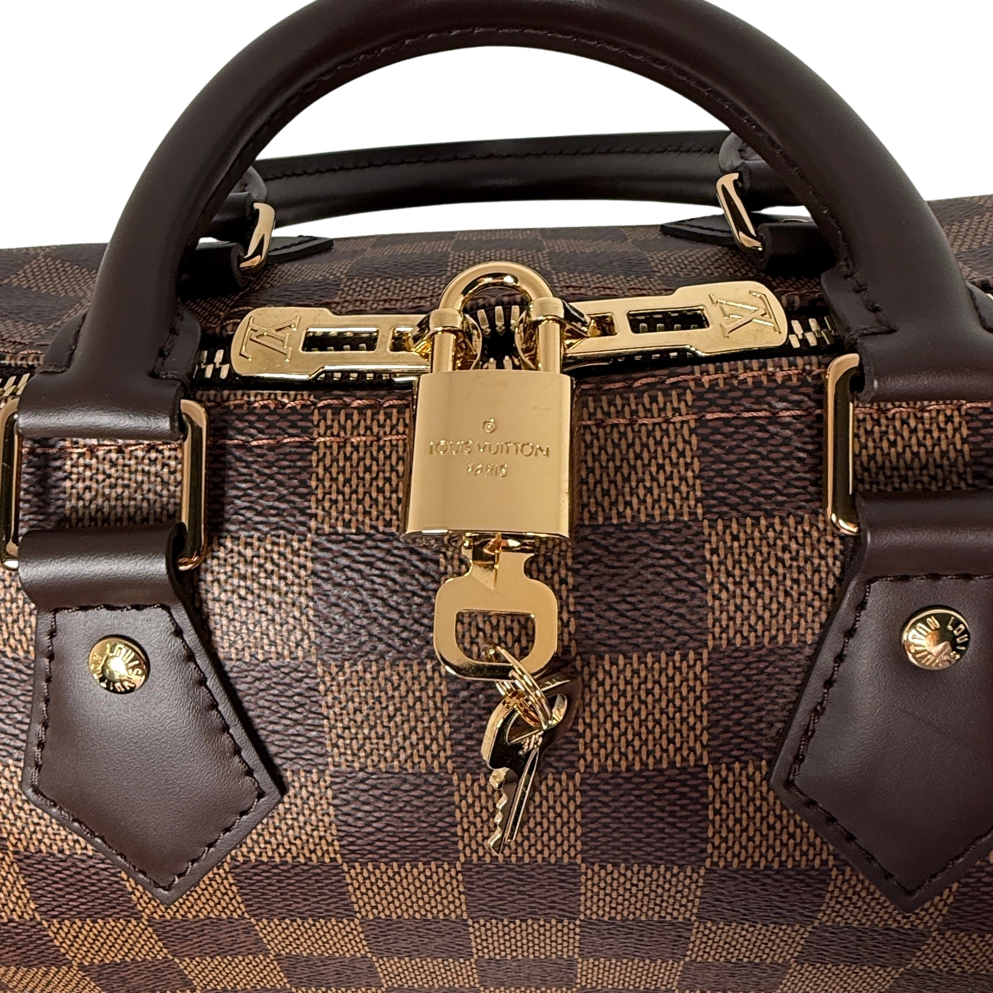 Louis Vuitton Speedy 25 Damier Ebene Braun Fullset / neuwertig Echtheitscheck