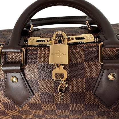 Louis Vuitton Speedy 25 Damier Ebene Braun Fullset / neuwertig Echtheitscheck