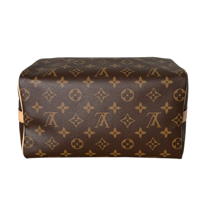 Louis Vuitton Speedy 25 Bandouliere Monogram Canvas Braun Fullset / neuwertig