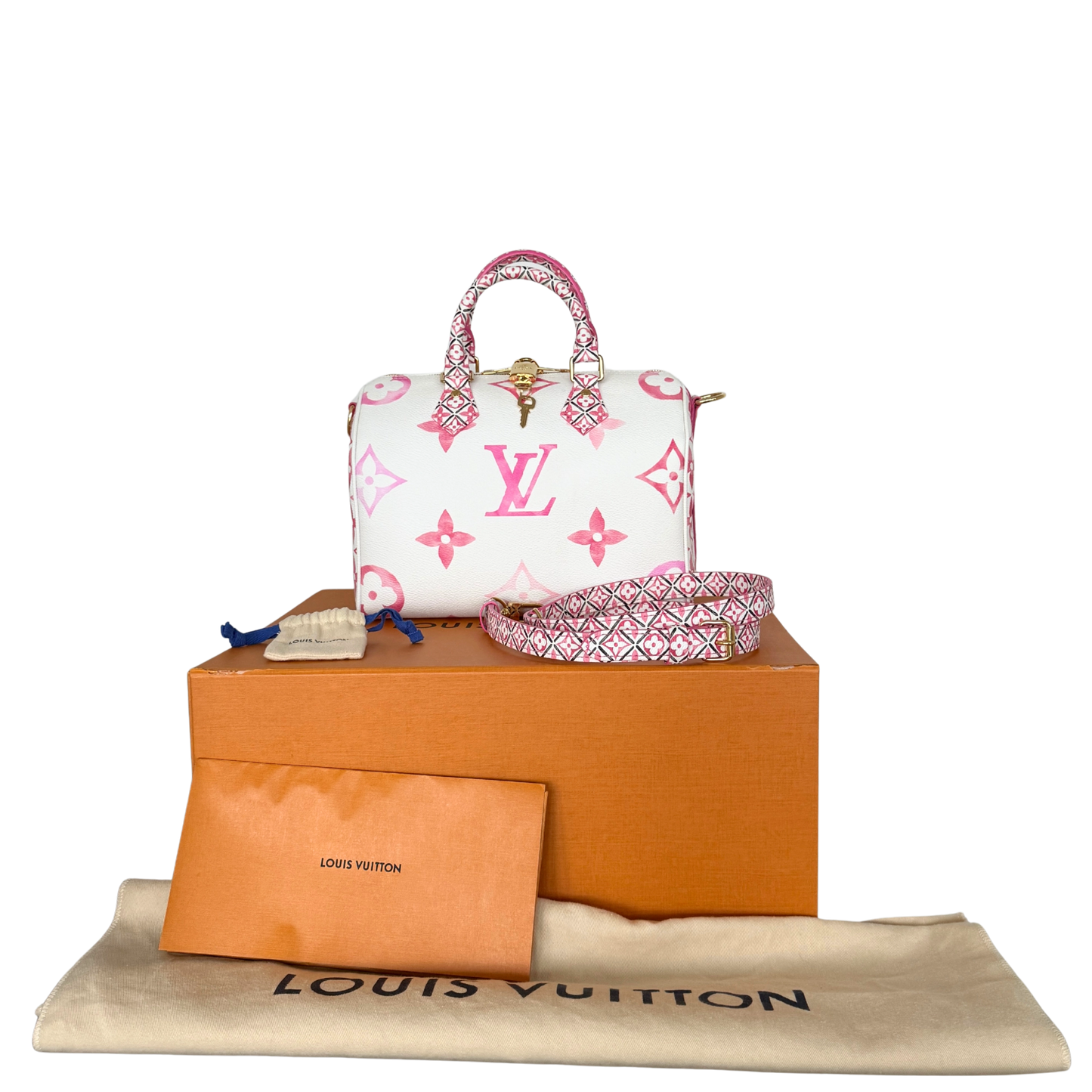 Louis Vuitton Speedy Bandoulière 25 By The Pool Limited Edition Pink / neuwertig Louis Vuitton