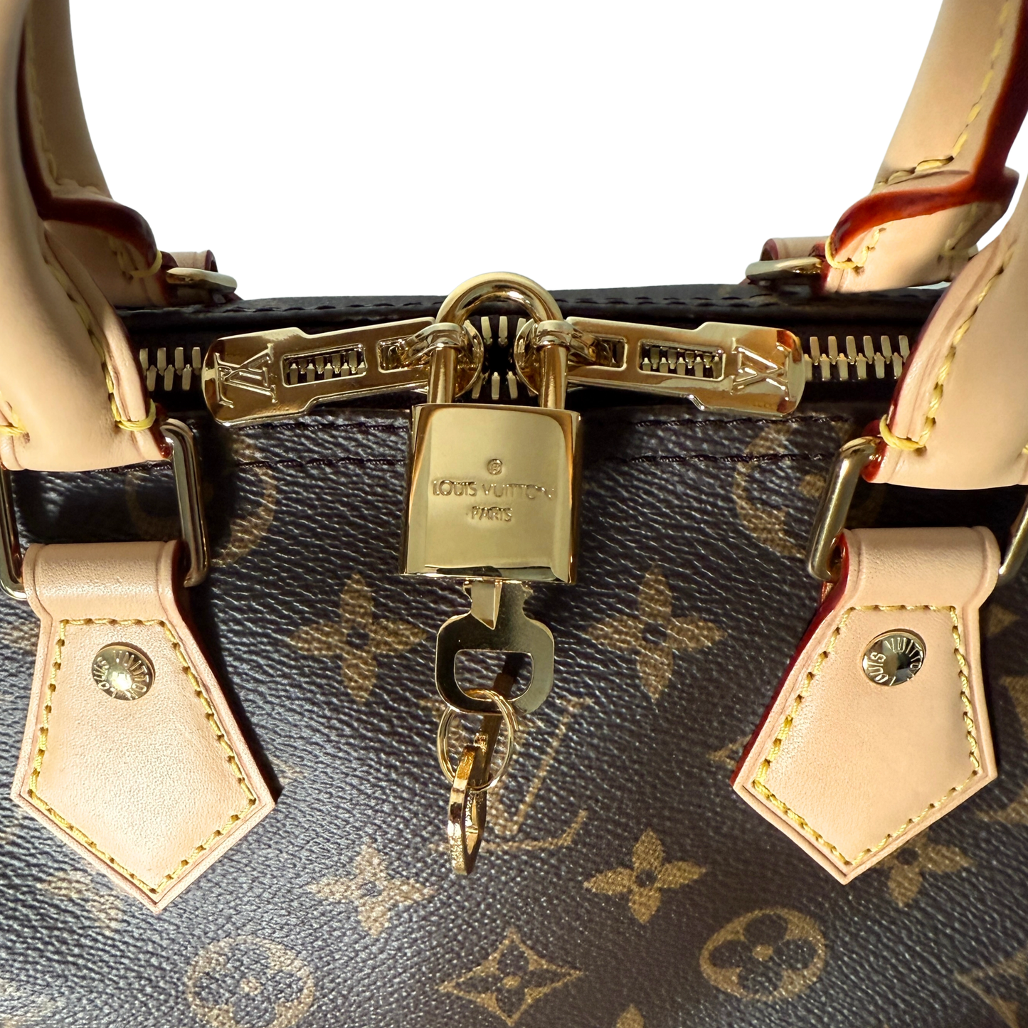 Louis Vuitton Speedy 25 Bandouliere Monogram Canvas Braun Fullset / neuwertig