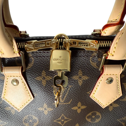 Louis Vuitton Speedy 25 Bandouliere Monogram Canvas Braun Fullset / neuwertig