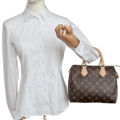 Louis Vuitton Speedy 25 Monogram Canvas Braun / sehr gut Louis Vuitton