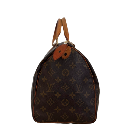 Louis Vuitton Speedy 30 Monogram Braun / akzeptabel Louis Vuitton