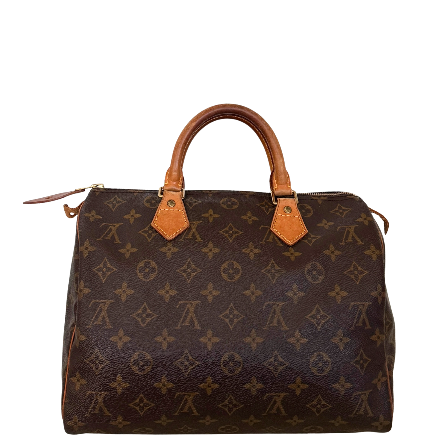 Louis Vuitton Speedy 30 Monogram Braun / akzeptabel Louis Vuitton
