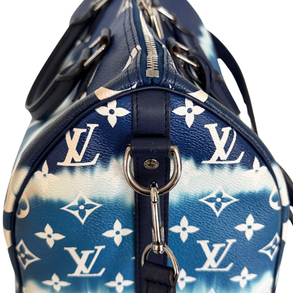Louis Vuitton LV Escale Speedy 30 Bandoulière M45146 Blau / sehr gut Louis Vuitton