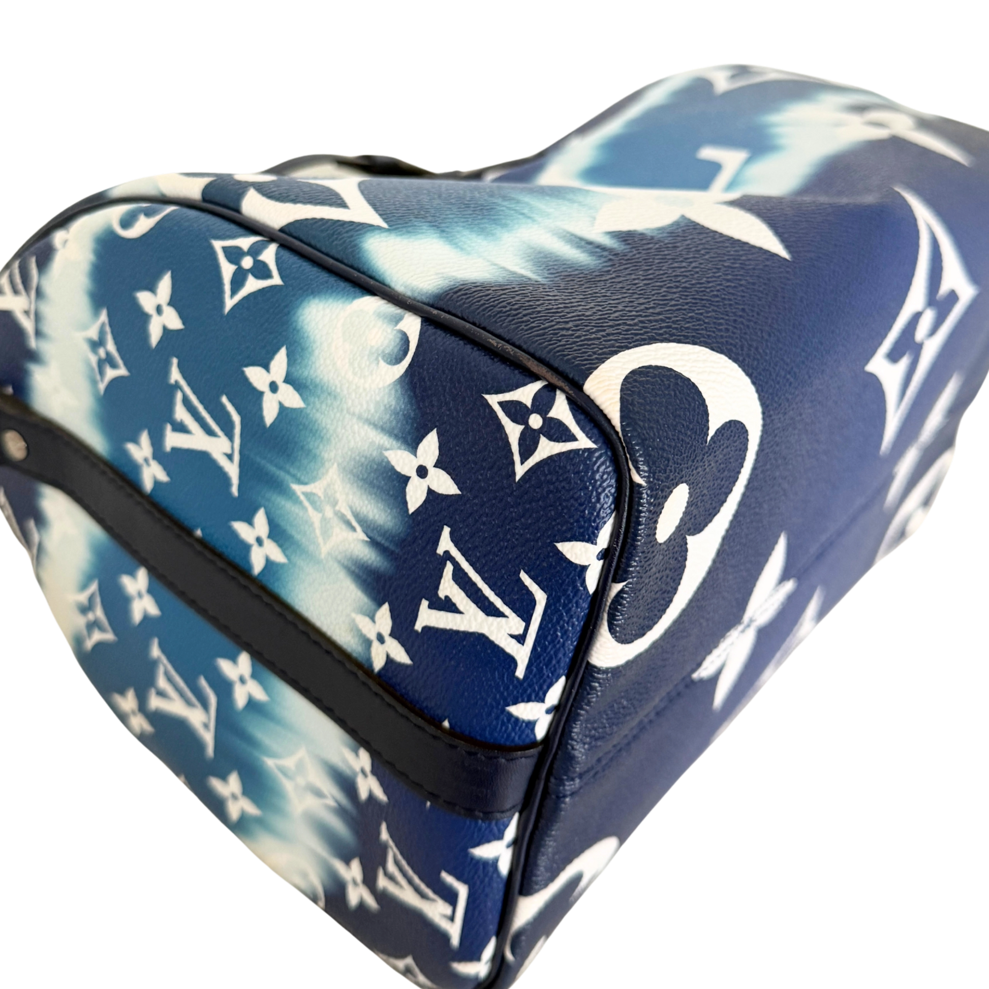 Louis Vuitton LV Escale Speedy 30 Bandoulière M45146 Blau / sehr gut Louis Vuitton
