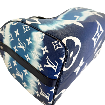 Louis Vuitton LV Escale Speedy 30 Bandoulière M45146 Blau / sehr gut Louis Vuitton
