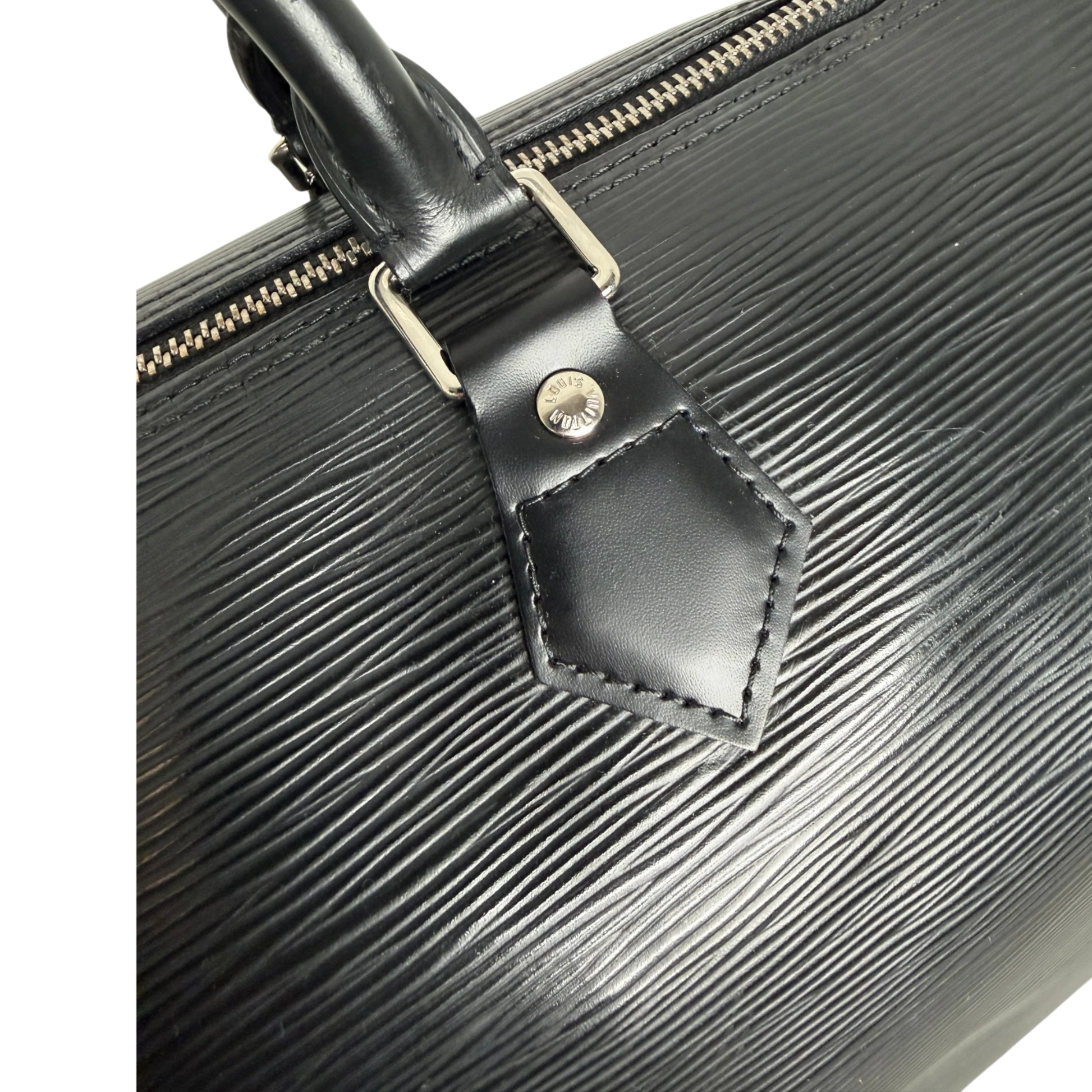 Louis Vuitton Speedy 30 Epi Leder schwarz/ gut Louis Vuitton