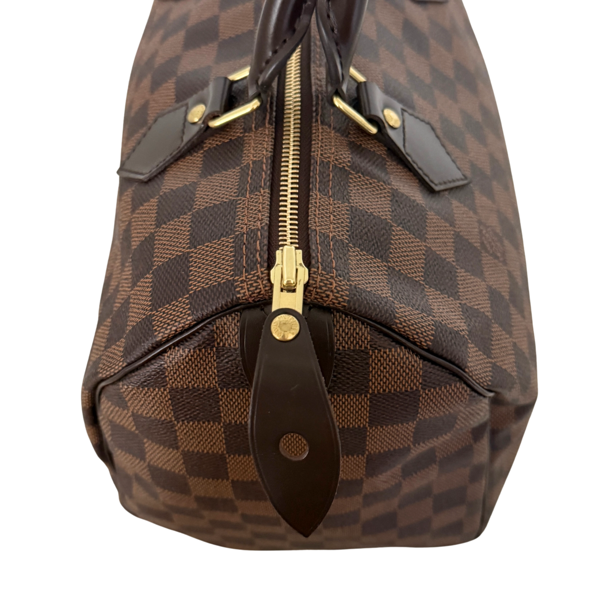 Louis Vuitton Speedy 30 Damier Ebene Braun / sehr gut Louis Vuitton