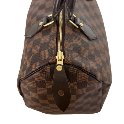 Louis Vuitton Speedy 30 Damier Ebene Braun / sehr gut Louis Vuitton