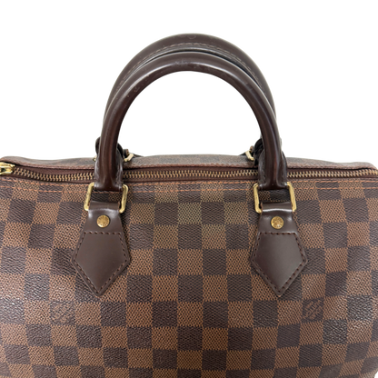 Louis Vuitton Speedy 30 Damier Ebene Canvas Braun / gut Louis Vuitton