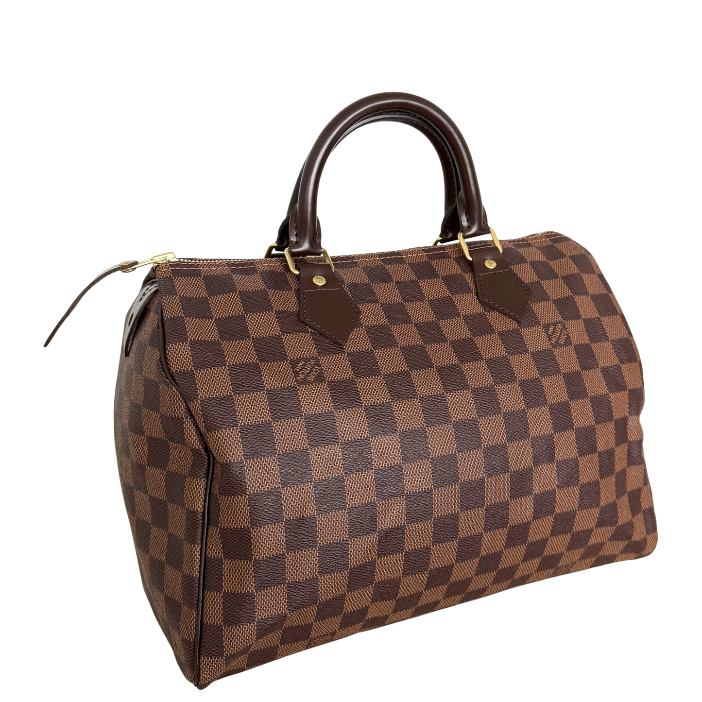 Louis Vuitton Speedy 30 Damier Ebene Braun / sehr gut Louis Vuitton