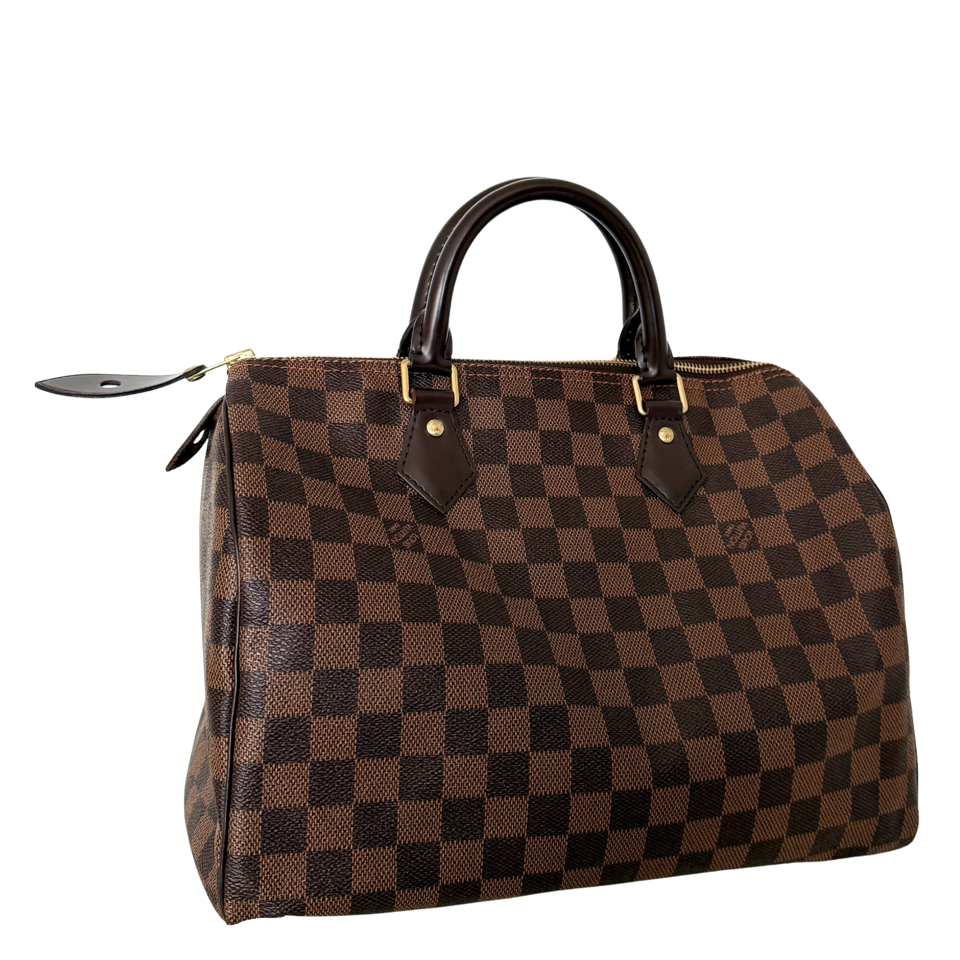 Louis Vuitton Speedy 30 Damier Ebene N41364 Braun / sehr gut Louis Vuitton