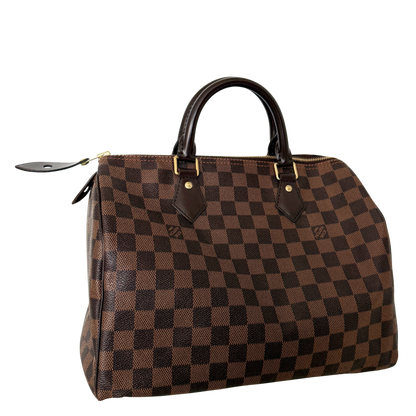 Louis Vuitton Speedy 30 Damier Ebene N41364 Braun / sehr gut Louis Vuitton