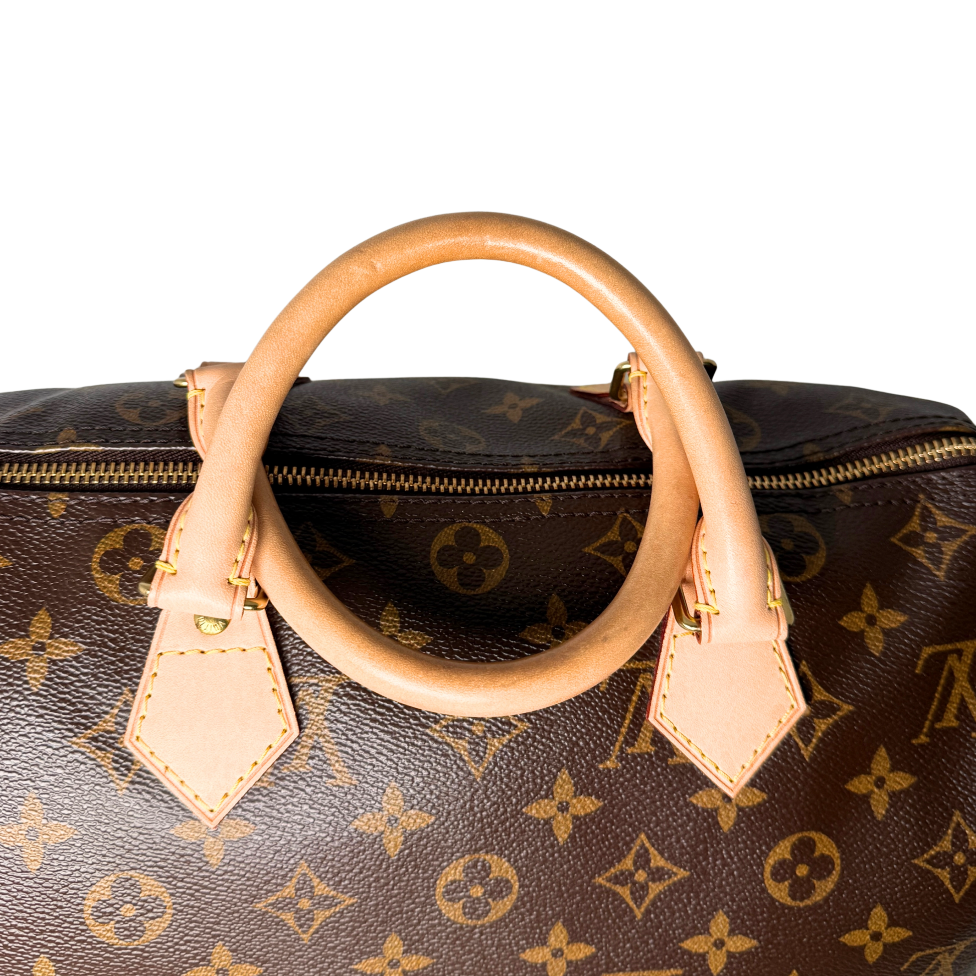 Louis Vuitton Speedy 30 Monogram Canvas M41526 Braun Fullset / sehr gut Louis Vuitton