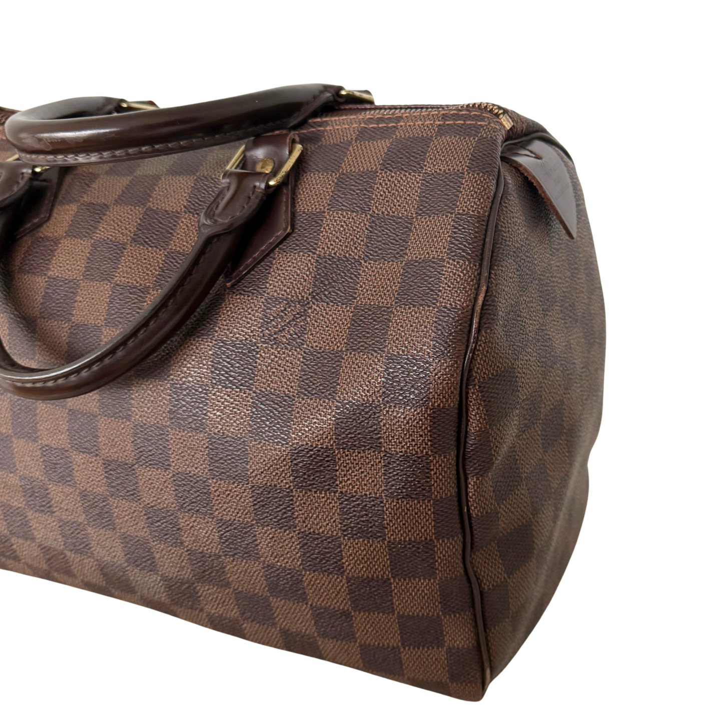 Louis Vuitton Speedy 30 Damier Ebene Canvas Braun / gut Louis Vuitton