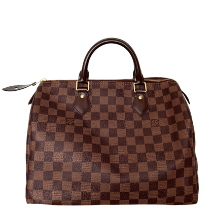 Louis Vuitton Speedy 30 Damier Ebene N41364 Braun / sehr gut Louis Vuitton