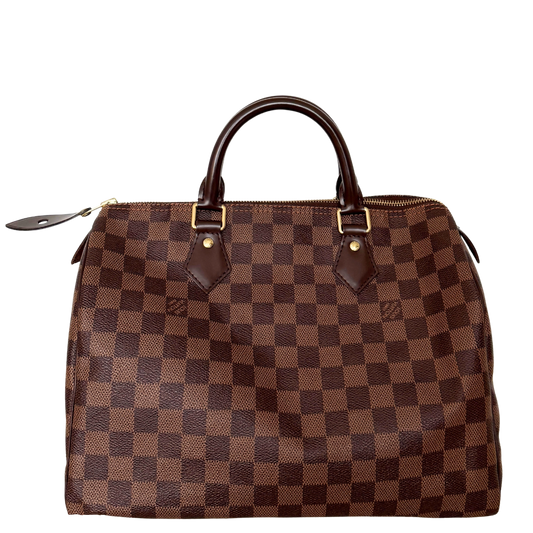 Louis Vuitton Speedy 30 Damier Ebene N41364 Braun / sehr gut Louis Vuitton