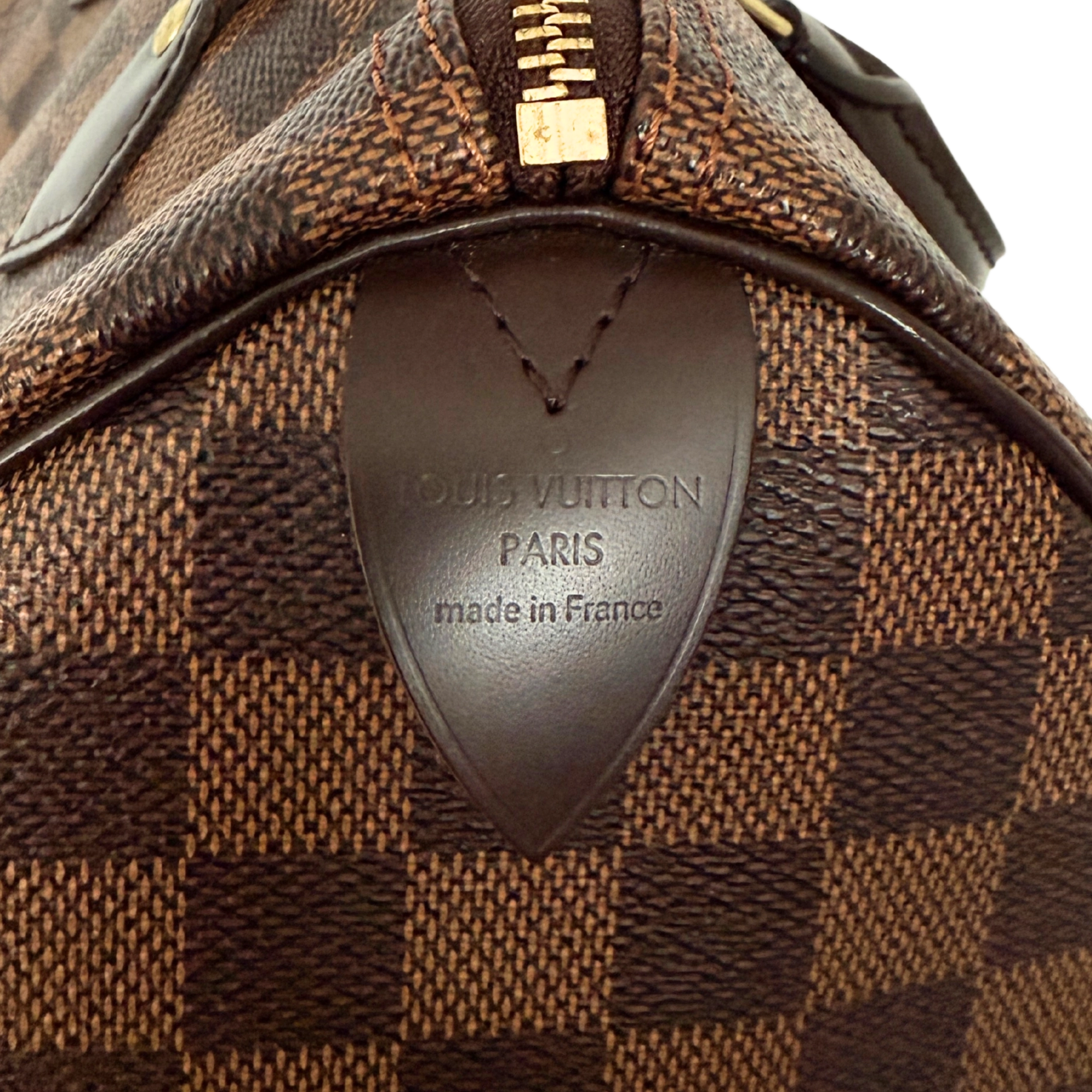 Louis Vuitton Speedy 30 Damier Ebene N41364 Braun / sehr gut Louis Vuitton