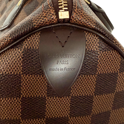 Louis Vuitton Speedy 30 Damier Ebene N41364 Braun / sehr gut Louis Vuitton