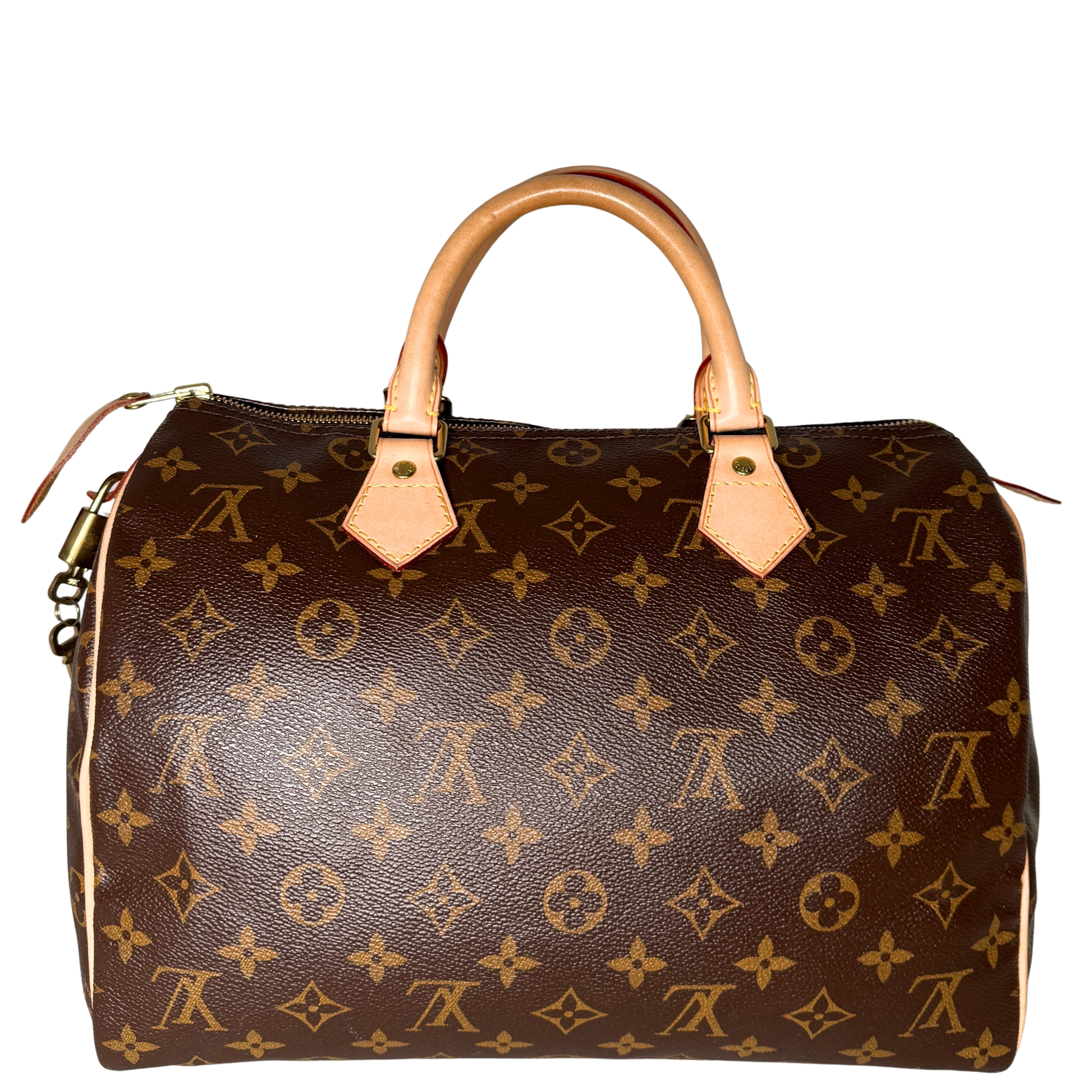 Louis Vuitton Speedy 30 Monogram Canvas M41526 Braun Fullset / sehr gut Louis Vuitton