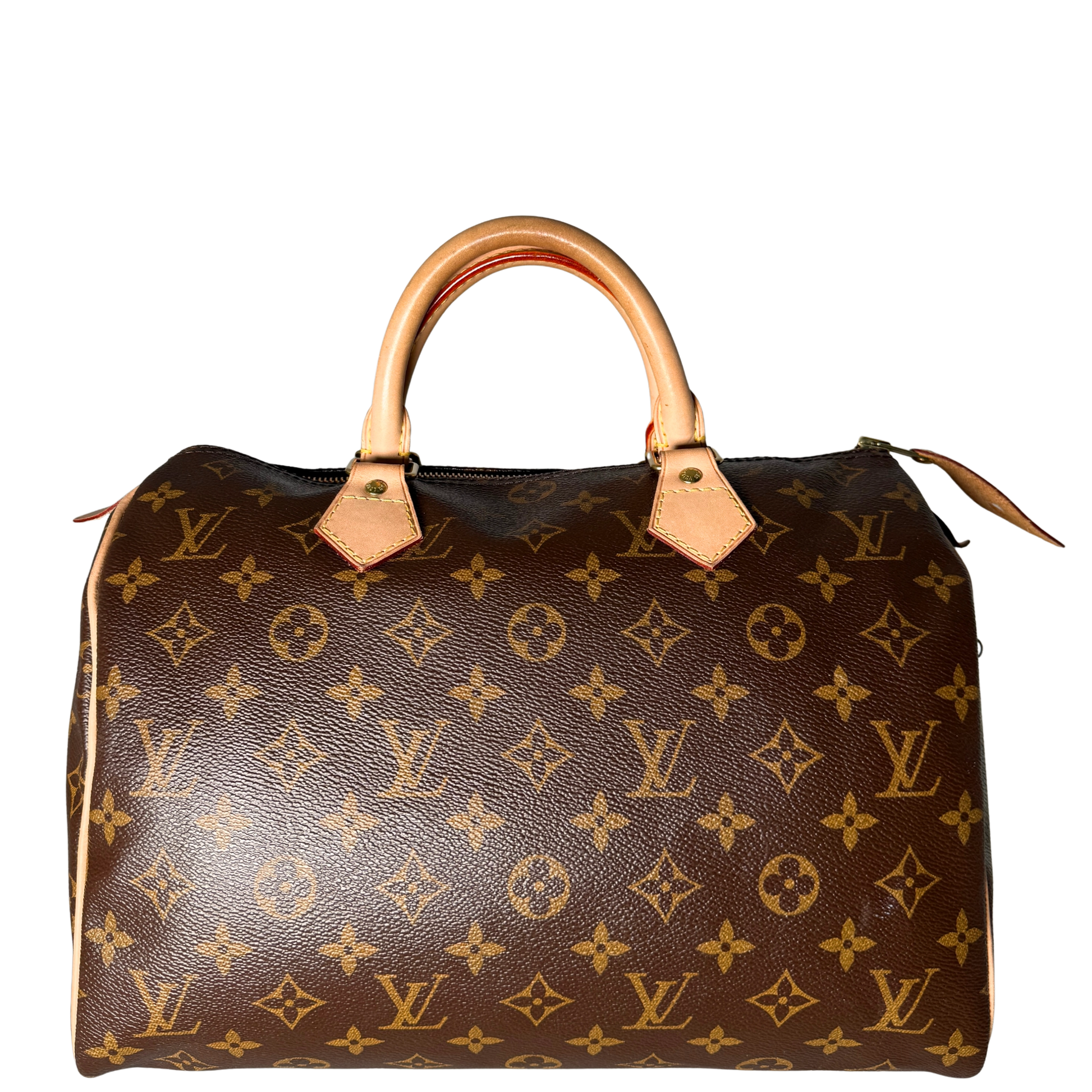 Louis Vuitton Speedy 30 Monogram Canvas M41526 Braun Fullset / sehr gut Louis Vuitton