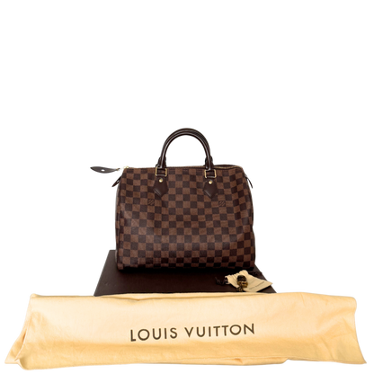 Louis Vuitton Speedy 30 Damier Ebene N41364 Braun / sehr gut Louis Vuitton